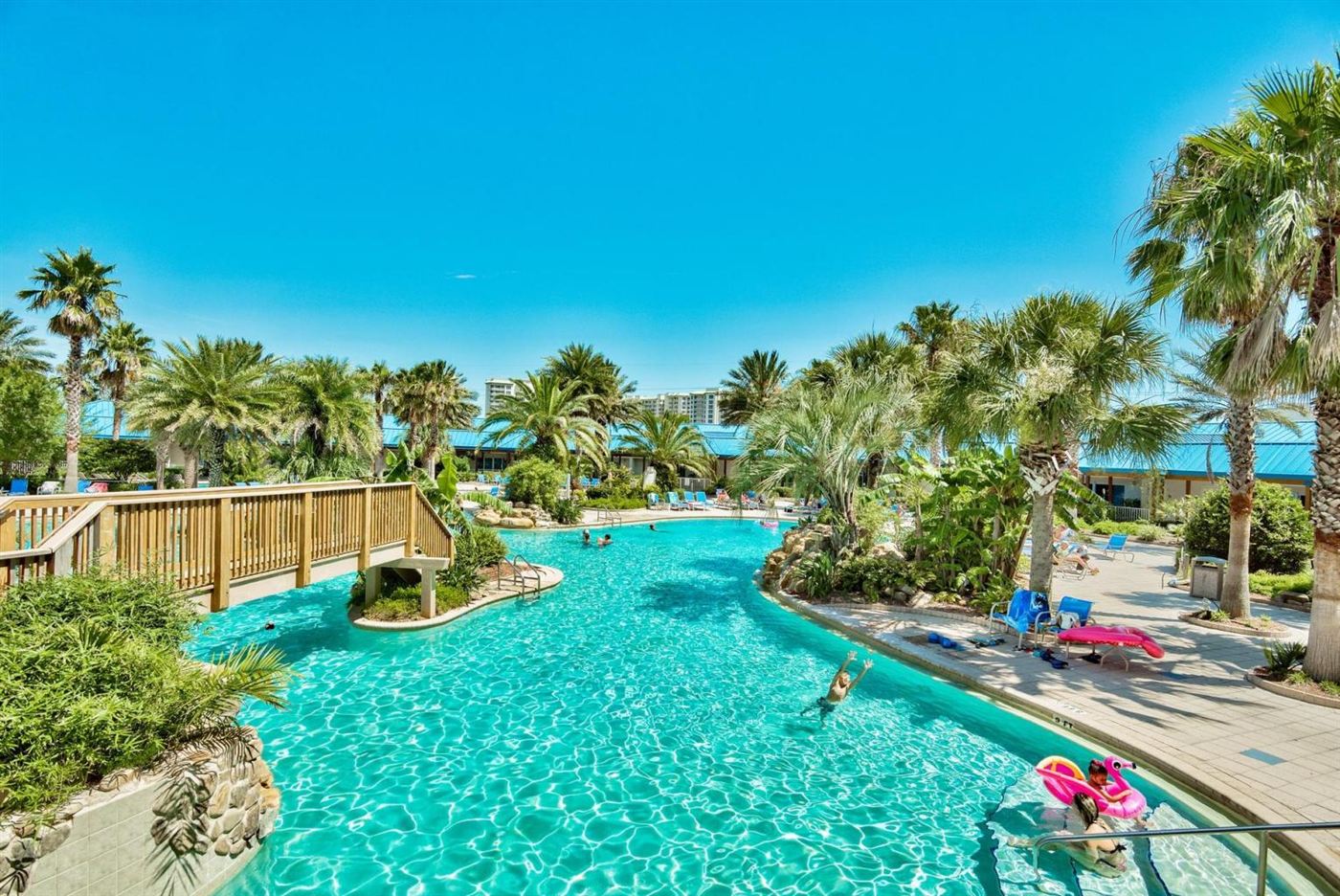 Lagoon pool at The Palms of Destin